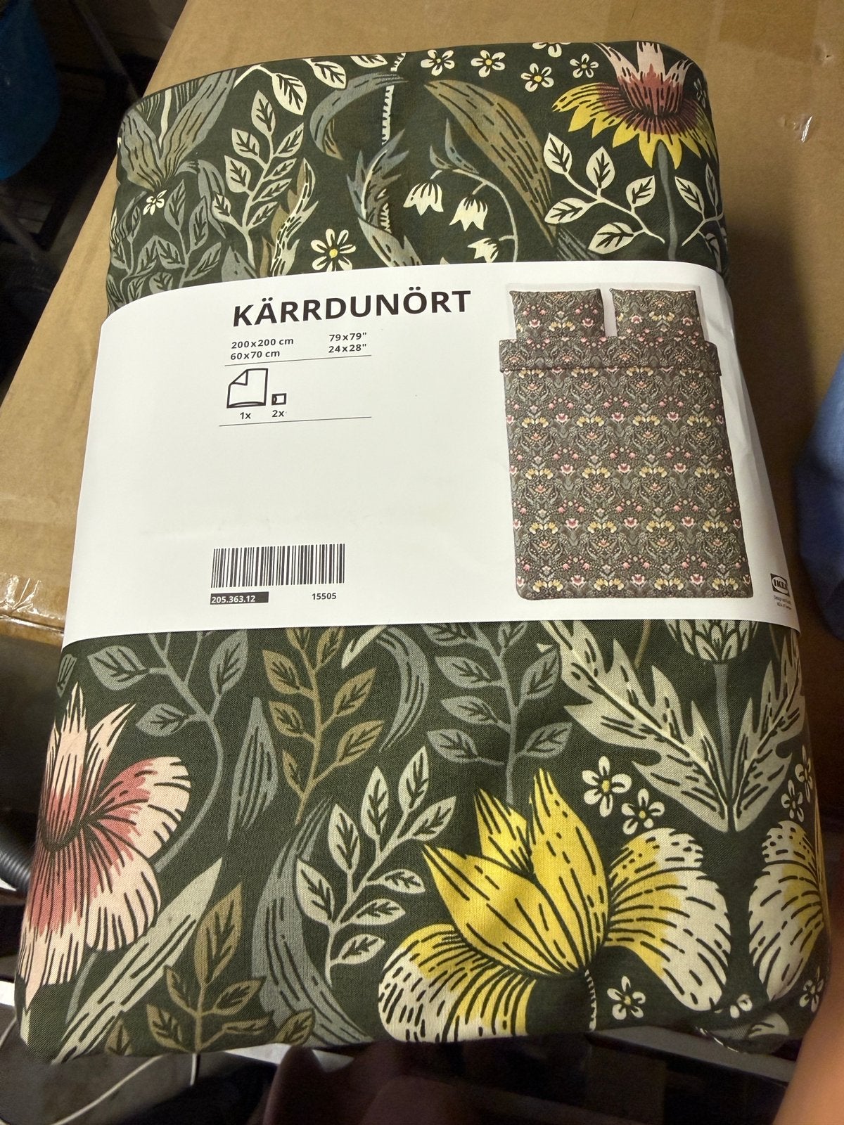 Bedtextiel ikea karrdunort , dekbedovertrek NIEUW, Ophalen, Nieuw, Tweepersoons, Dekbedovertrek