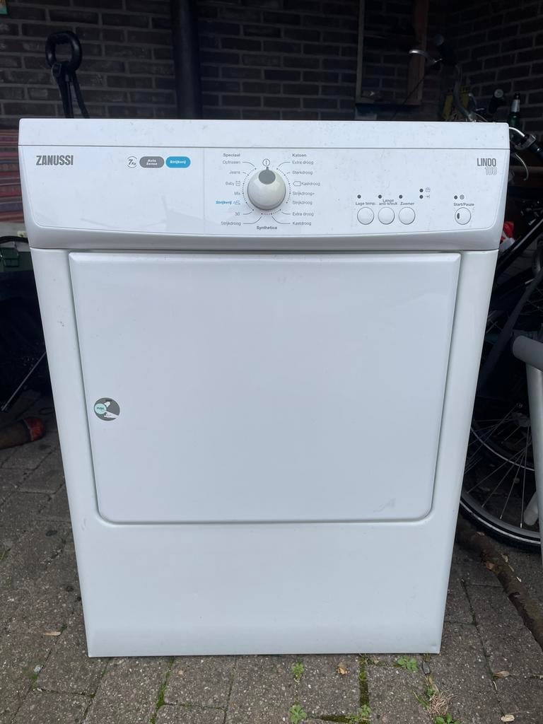 Zanussi wasdroger ZTE7101PZ – 7kg – werkt goed, Ophalen, 6 tot 8 kg, Overige typen, Zo goed als nieuw