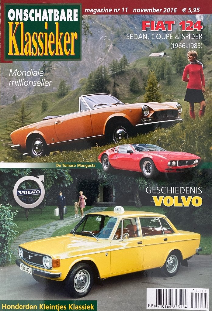 Onschatbare Klassieker Magazine - november 2016, Gelezen, Diverse, Algemeen, Ophalen of Verzenden