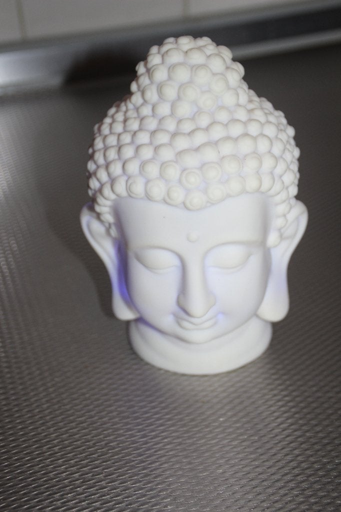 buddha plastick met lampje diverse kleuren, Ophalen of Verzenden, Gebruikt, Religie