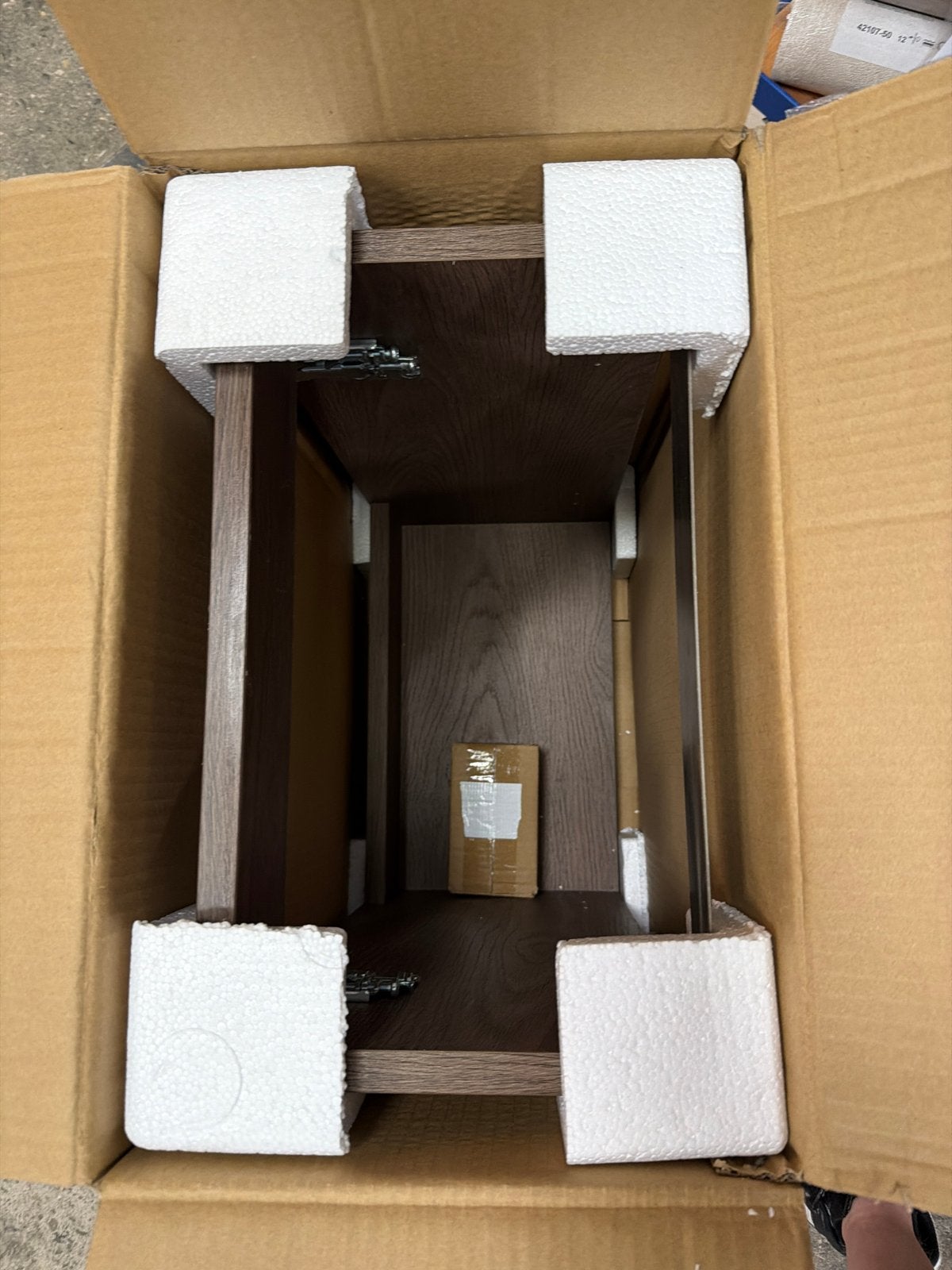 Nieuwe Badkamerkast - Donkerbruin Eiken (46x29x56 cm), Ophalen of Verzenden