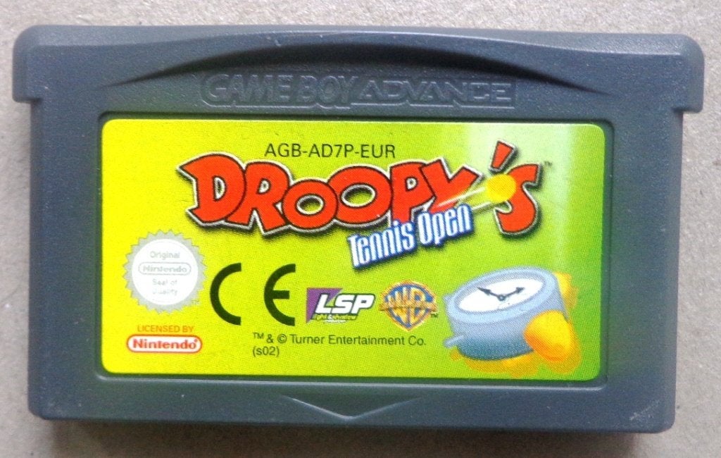 Droopy's Tennis Open voor de Gameboy Advance, Gebruikt, 1 speler, Ophalen of Verzenden, Vanaf 3 jaar