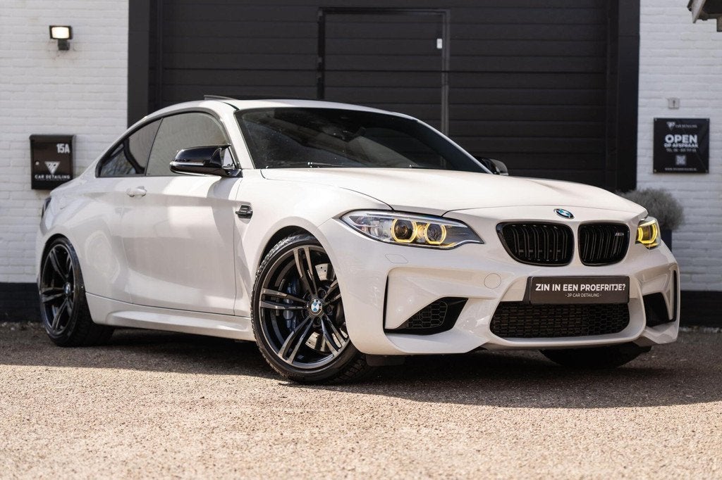 BMW 2-serie Coupé M2 DCT Carbon Pano Eventuri M Perf H&K, Auto's, BMW, Achterwielaandrijving, Gebruikt, 4 stoelen, Wit