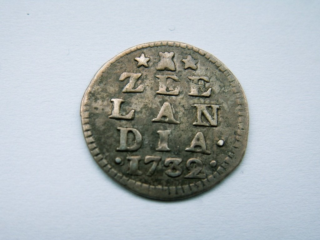 ZEELAND.  Dubbele Wapenstuiver - 1732, Vóór koninkrijk, Verzenden, Zilver, Overige waardes
