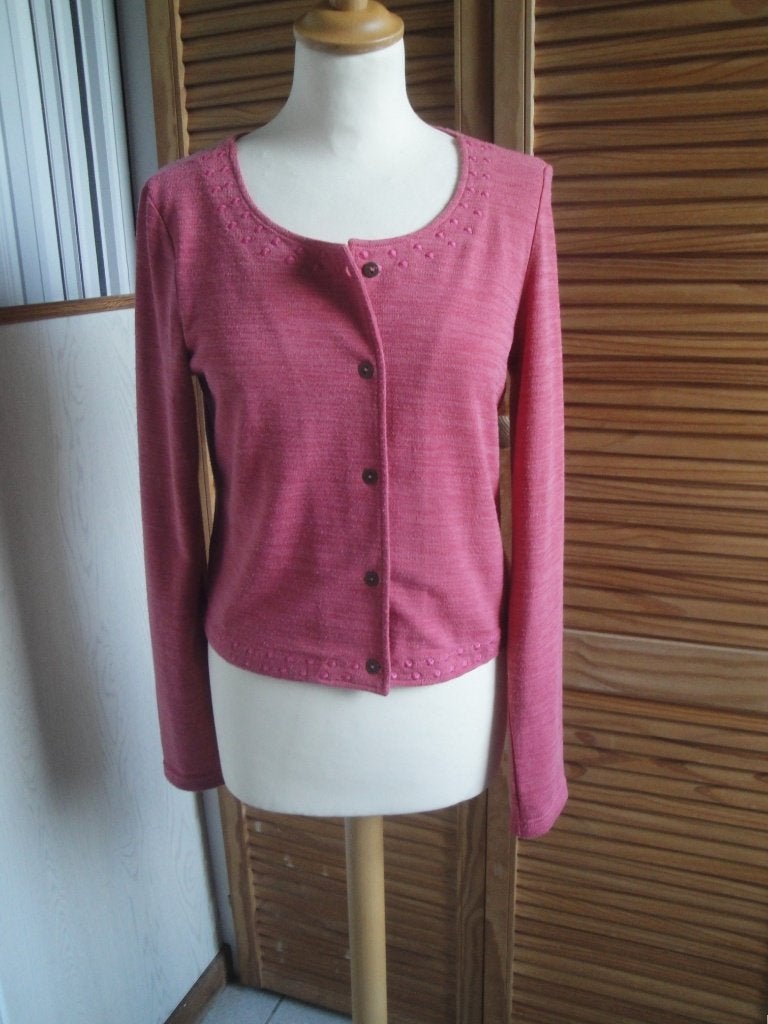 Donkerroze vestje VERO MODA maat M, Kleding | Dames, Maat 38/40 (M), Vero Moda, Ophalen of Verzenden, Zo goed als nieuw