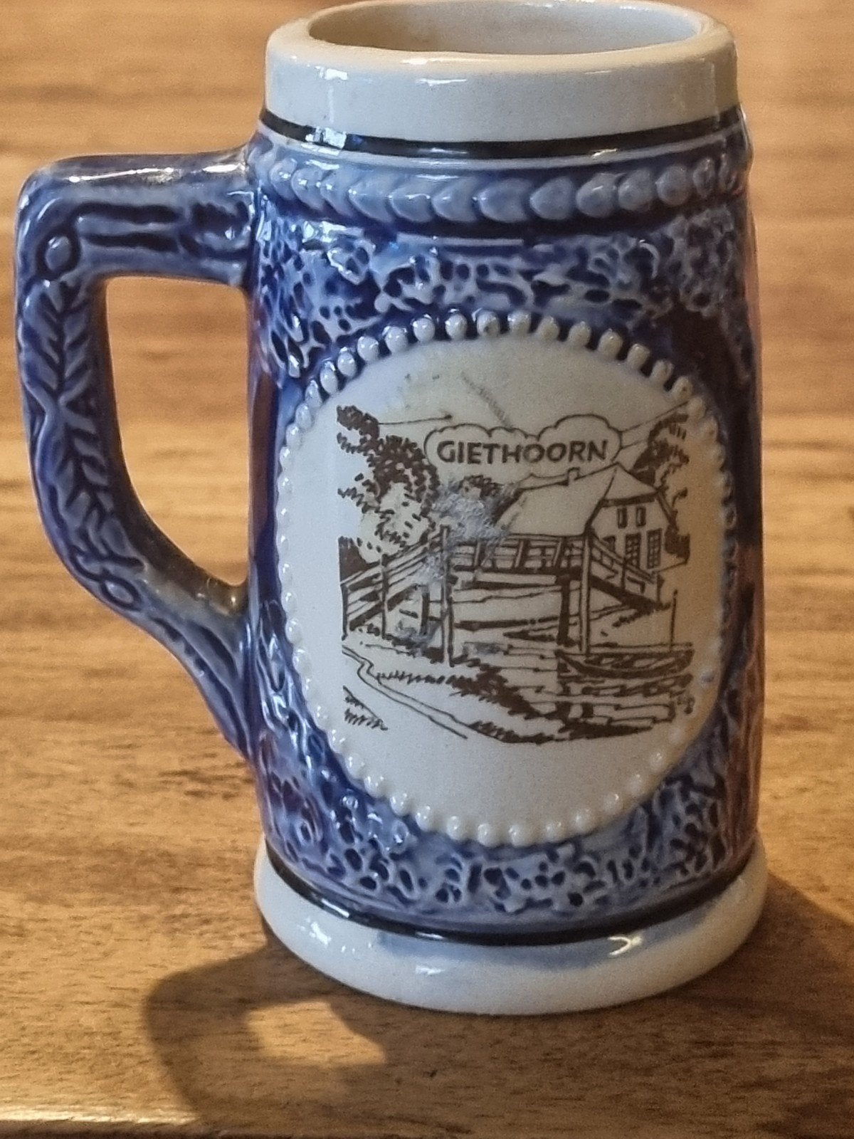 Miniatuur bierpul Giethoorn souvenir, Ophalen of Verzenden