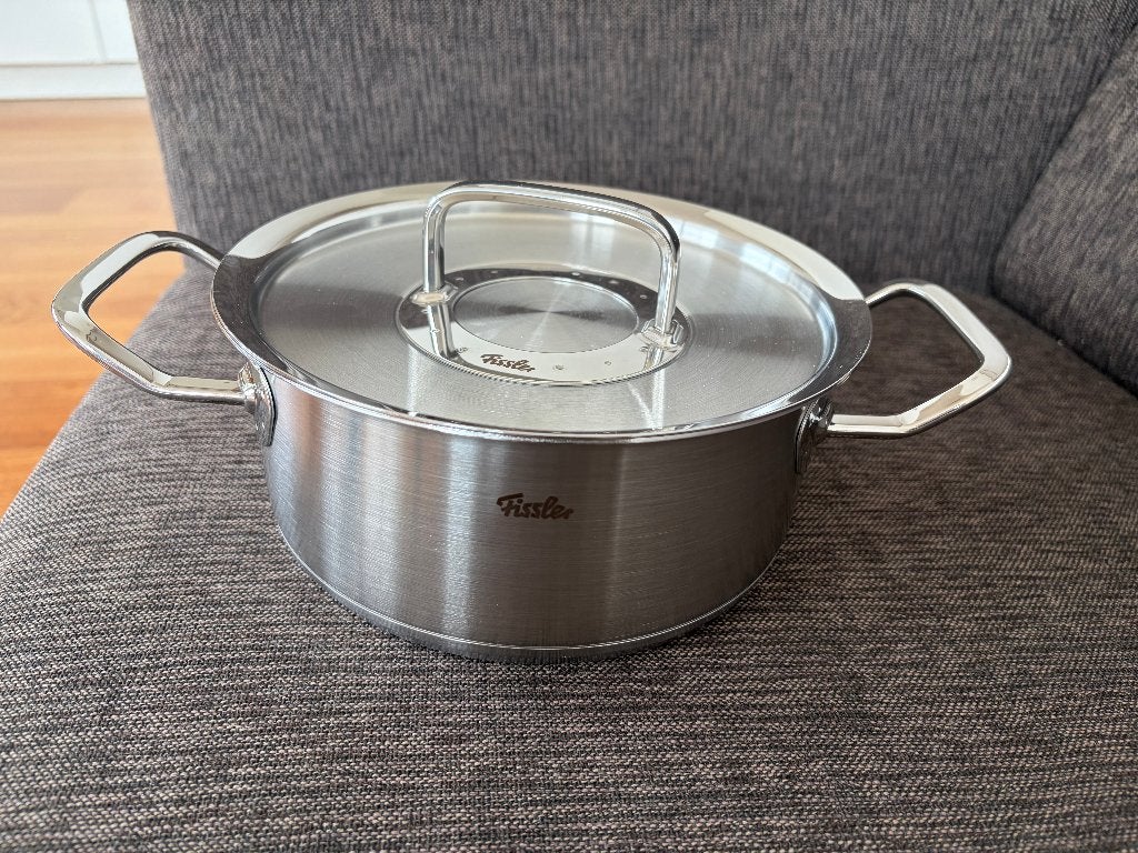 Fissler Original-Profi Lage Kookpan, 20cm, Inductieplaat, Nieuw, Rvs, Ophalen