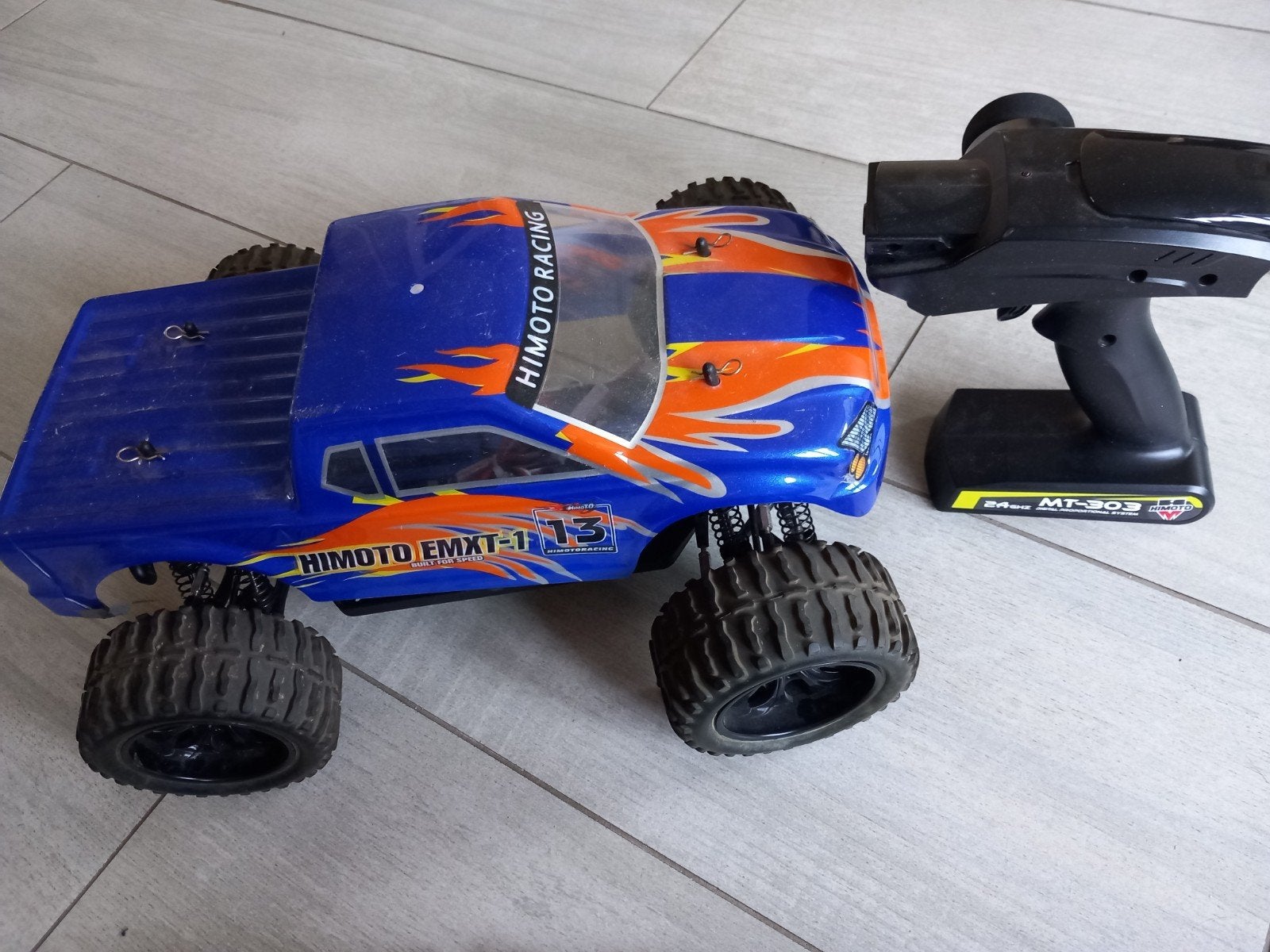 Himoto EMXT-1 RC auto - Gebruikt, maar in prima staat, Gebruikt, Auto offroad, Schaal 1:10, RTR (Ready to Run)
