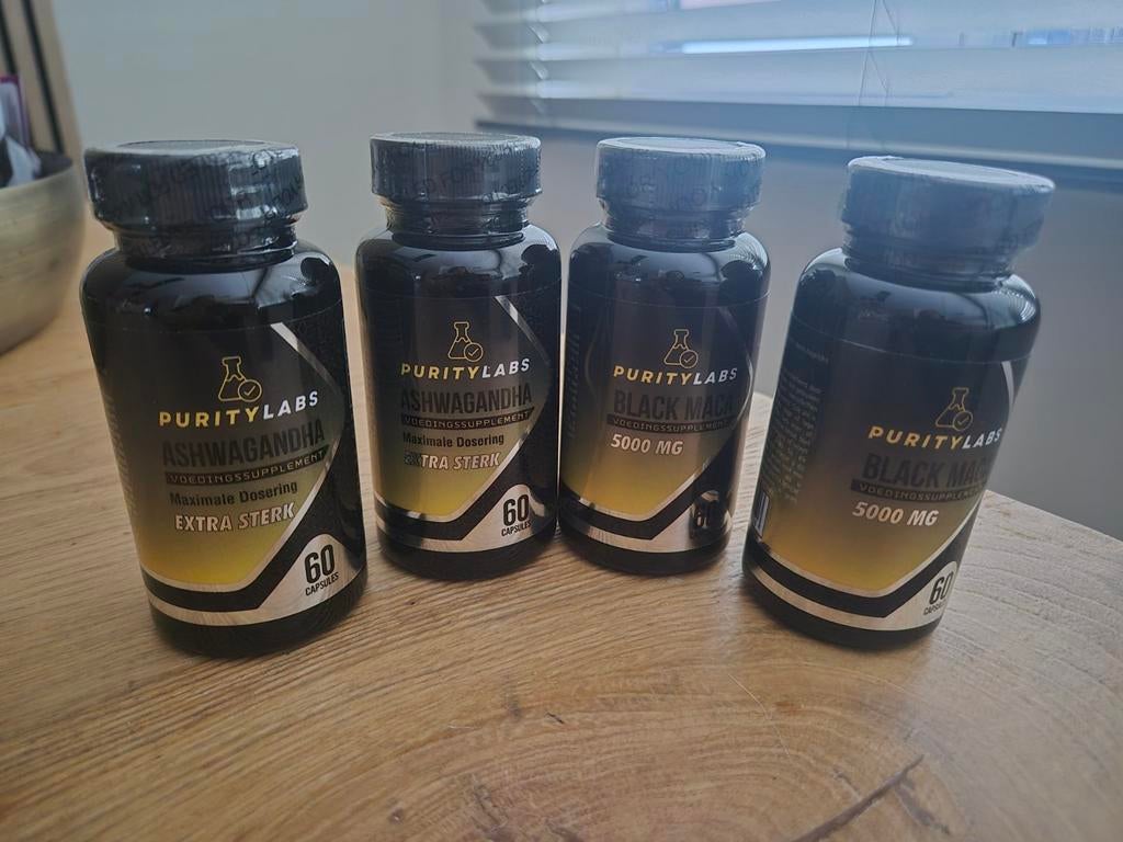 PurityLabs Ashwagandha & Black Maca Voedingssupplementen, Ophalen of Verzenden, Nieuw, Poeder of Drank