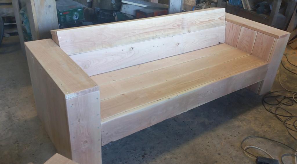 Douglas/steigerhout bank loungebanken tuinbank AANBIEDING!!, Ophalen of Verzenden