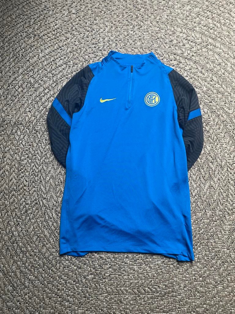 Nike Inter Milan Strike Drill Top 20/21 - Heren Maat M, Ophalen of Verzenden, Zo goed als nieuw, Voetbal, Maat 48/50 (M)