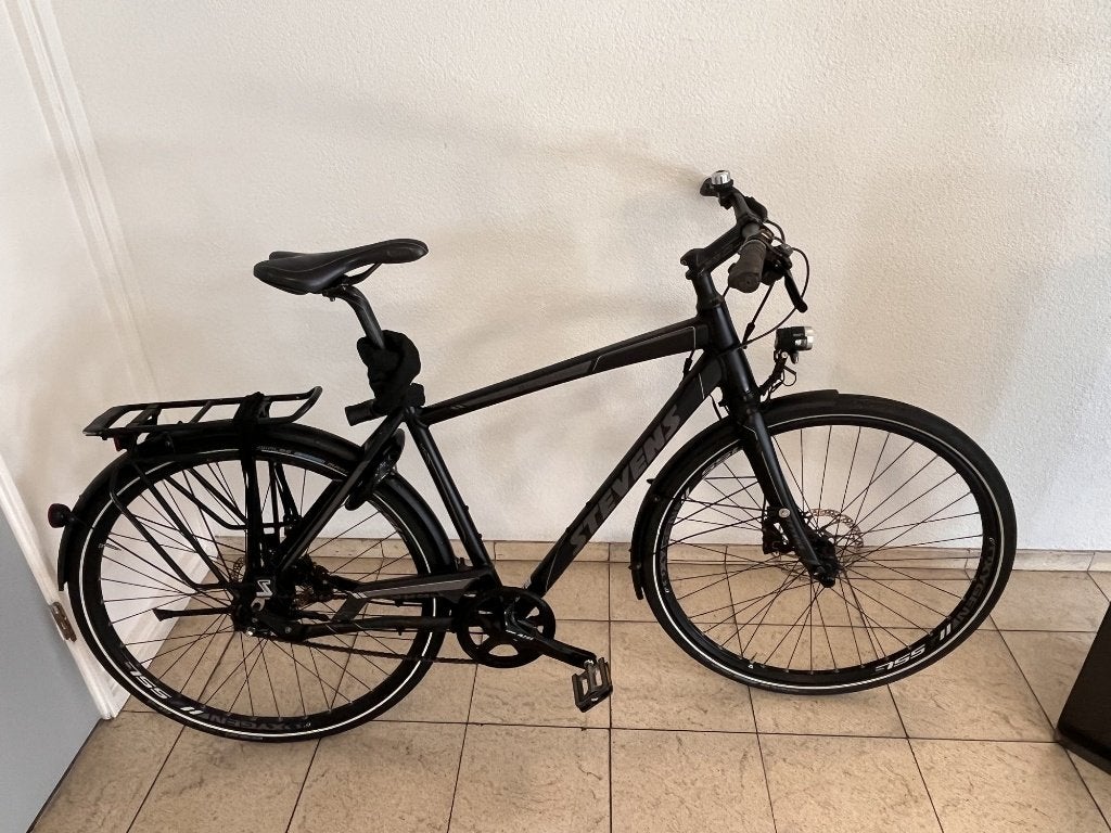 Stevens herenfiets 28 inch, 52 cm, schijfremmen, dynamo