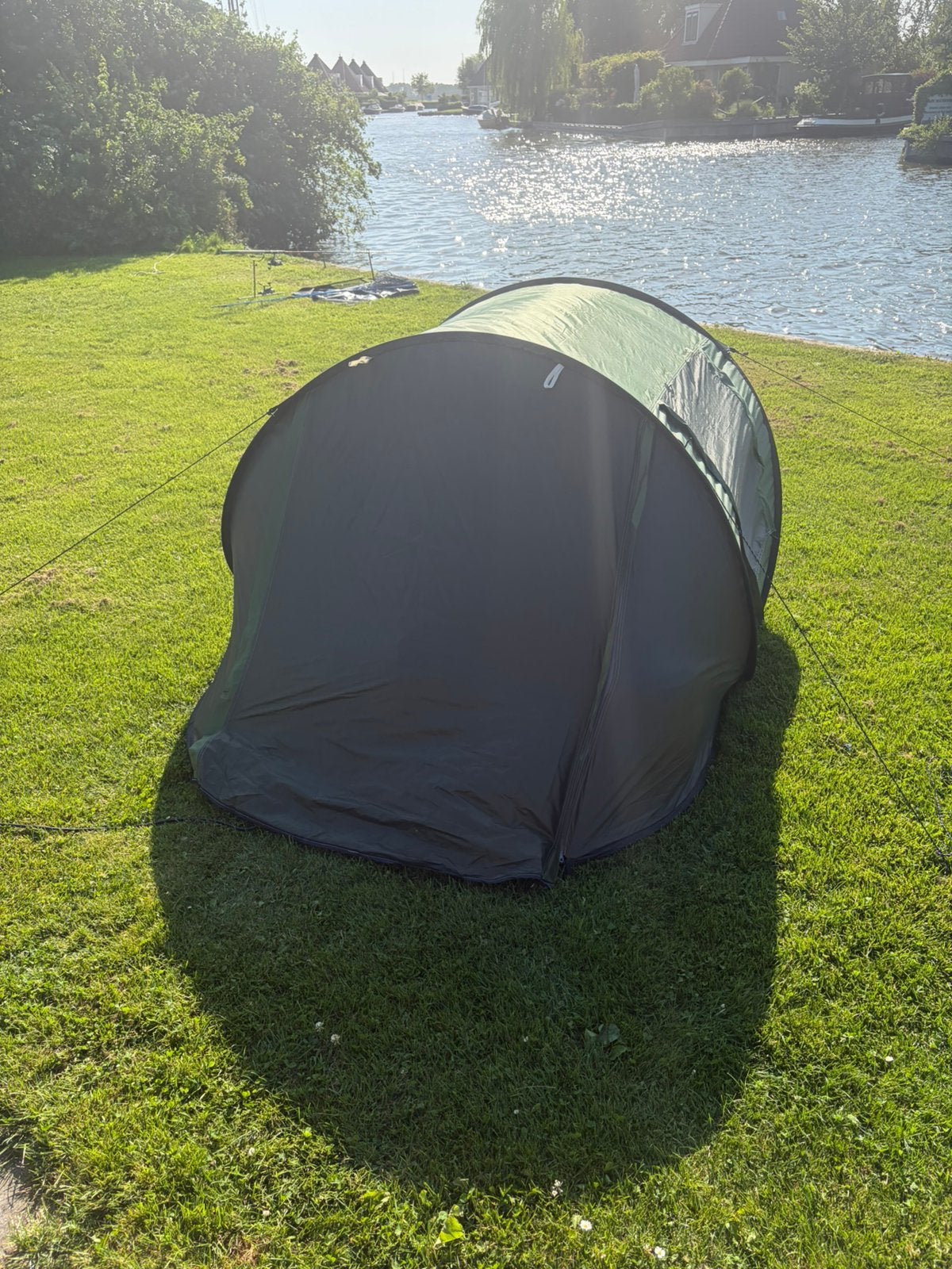 Waterdichte pop-up tent, zo goed als nieuw, Ophalen, Zo goed als nieuw, Tot en met 2