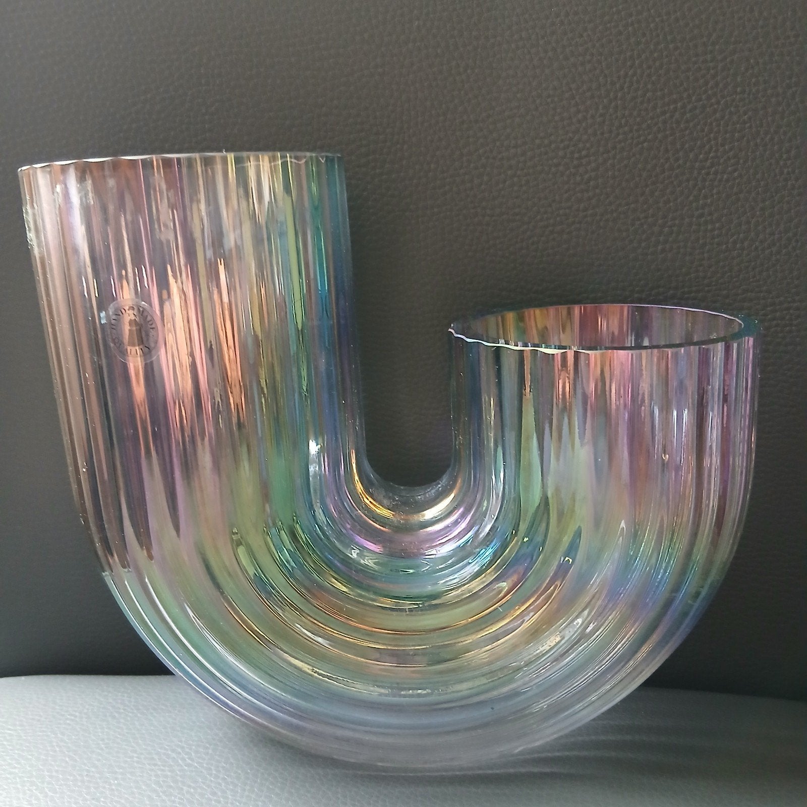 design vaas "Räffelbjörk" glas, Antiek en Kunst, Kunst | Designobjecten, Ophalen of Verzenden
