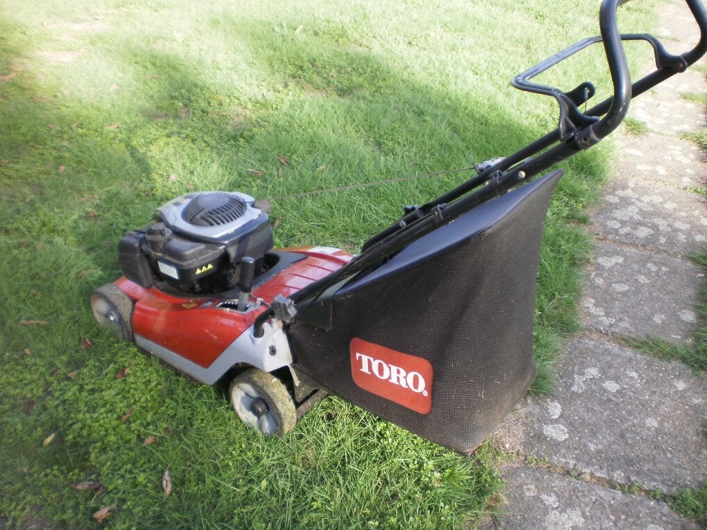 Grasmaaimachine, Cirkelmaaier, Gebruikt, Opvangbak, Toro