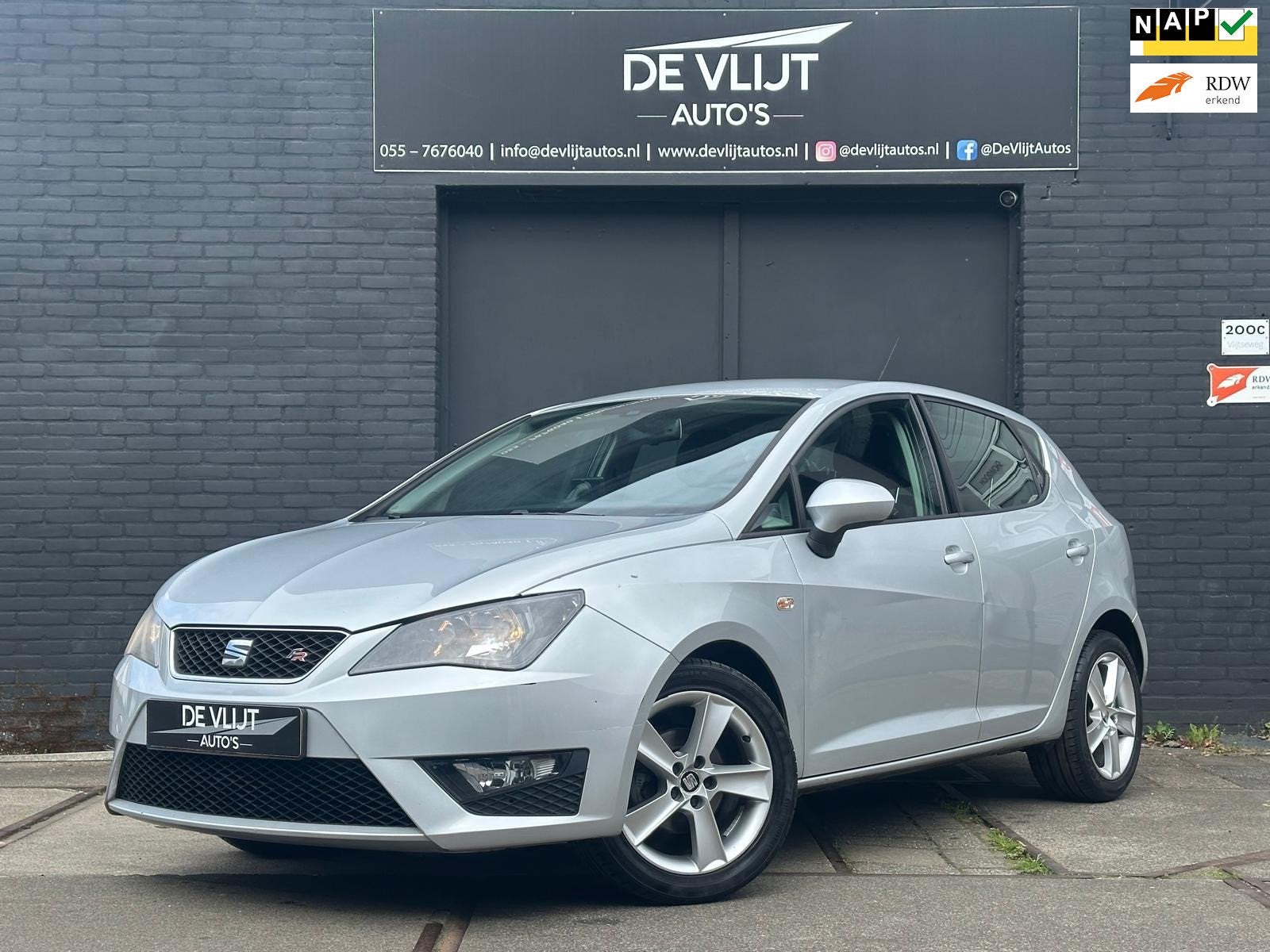 Seat Ibiza 1.2 TSI FR | Navi | Cruise Control | Climate Cont, Voorwielaandrijving, Stof, Zwart, 995 kg