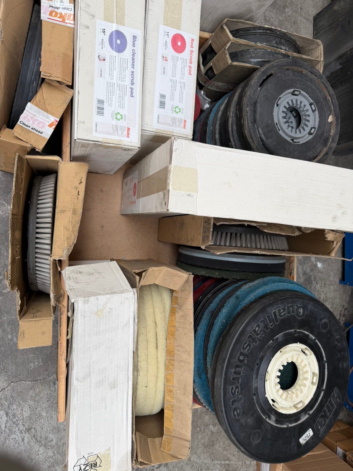 Hako schrobpads spraypads borstels  partij, Ophalen, Schoonmaakmiddel