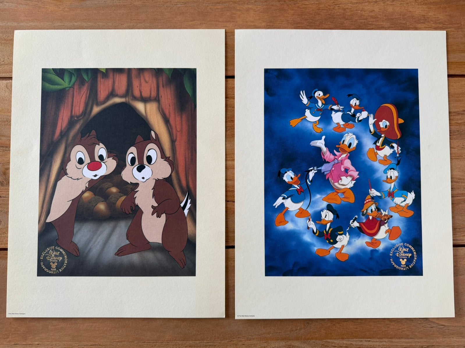 Diversen litho’s Disney set van 3 en 2 losse, Ophalen of Verzenden, Pocahontas of Kl. Zeemeermin, Zo goed als nieuw, Plaatje of Poster