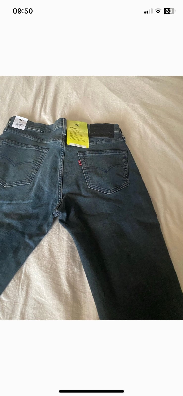 Nieuwe levis jeans, Ophalen of Verzenden, Zo goed als nieuw, Blauw, W33 - W34 (confectie 48/50)