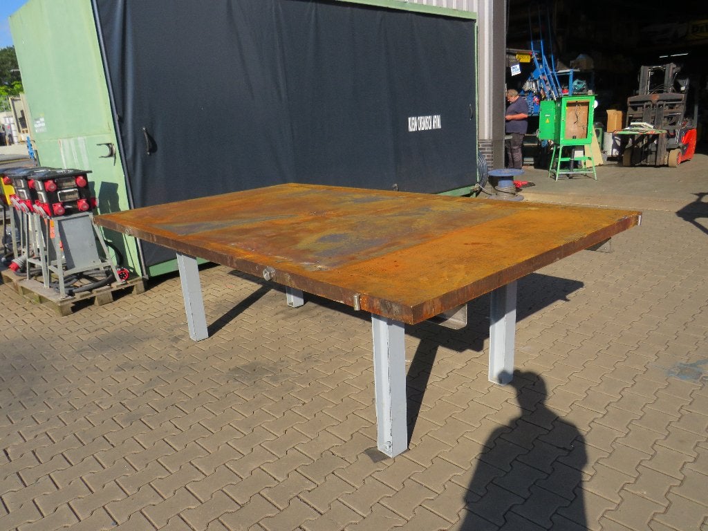 lastafel werkbank werktafel zware uitvoering 3000kg, Doe-het-zelf en Verbouw, Ophalen, Gebruikt, Lastafel, Zandhaarweg
