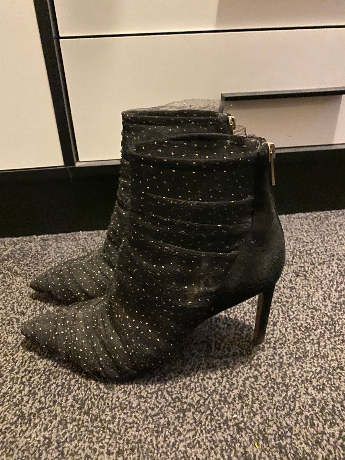 Sam Edelman enkellaarzen maat 38, Kleding | Dames, Schoenen, Ophalen of Verzenden, Zo goed als nieuw, Zwart