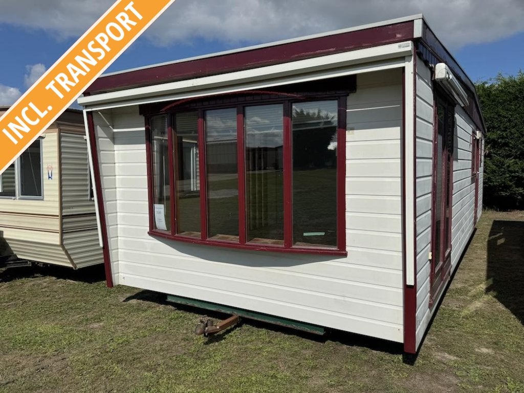 Woonunit / mantelzorgwoning /chalet 10x3.7m, Caravans en Kamperen, Stacaravans