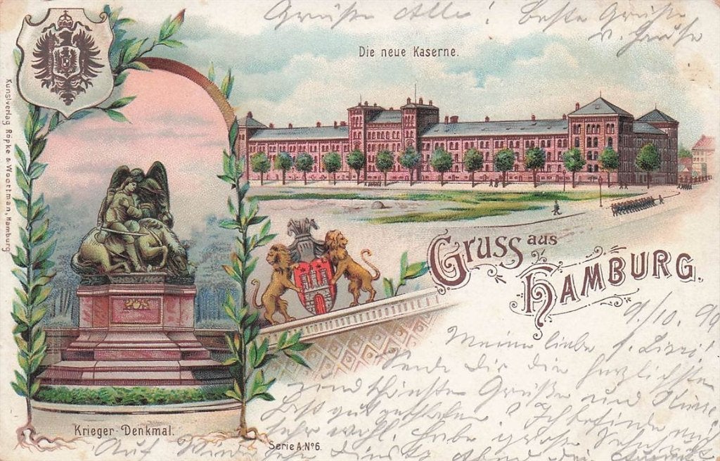 702-369-011 Hamburg, Verzenden, Voor 1920, Duitsland