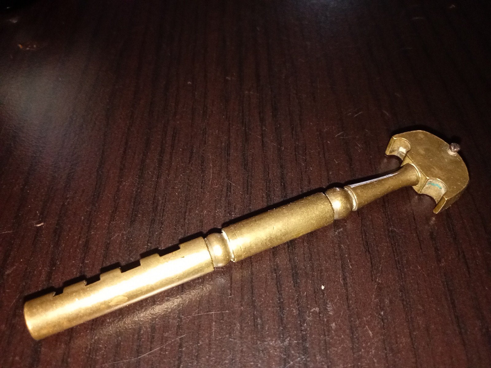 Antieke messing glas snijder, Ophalen of Verzenden