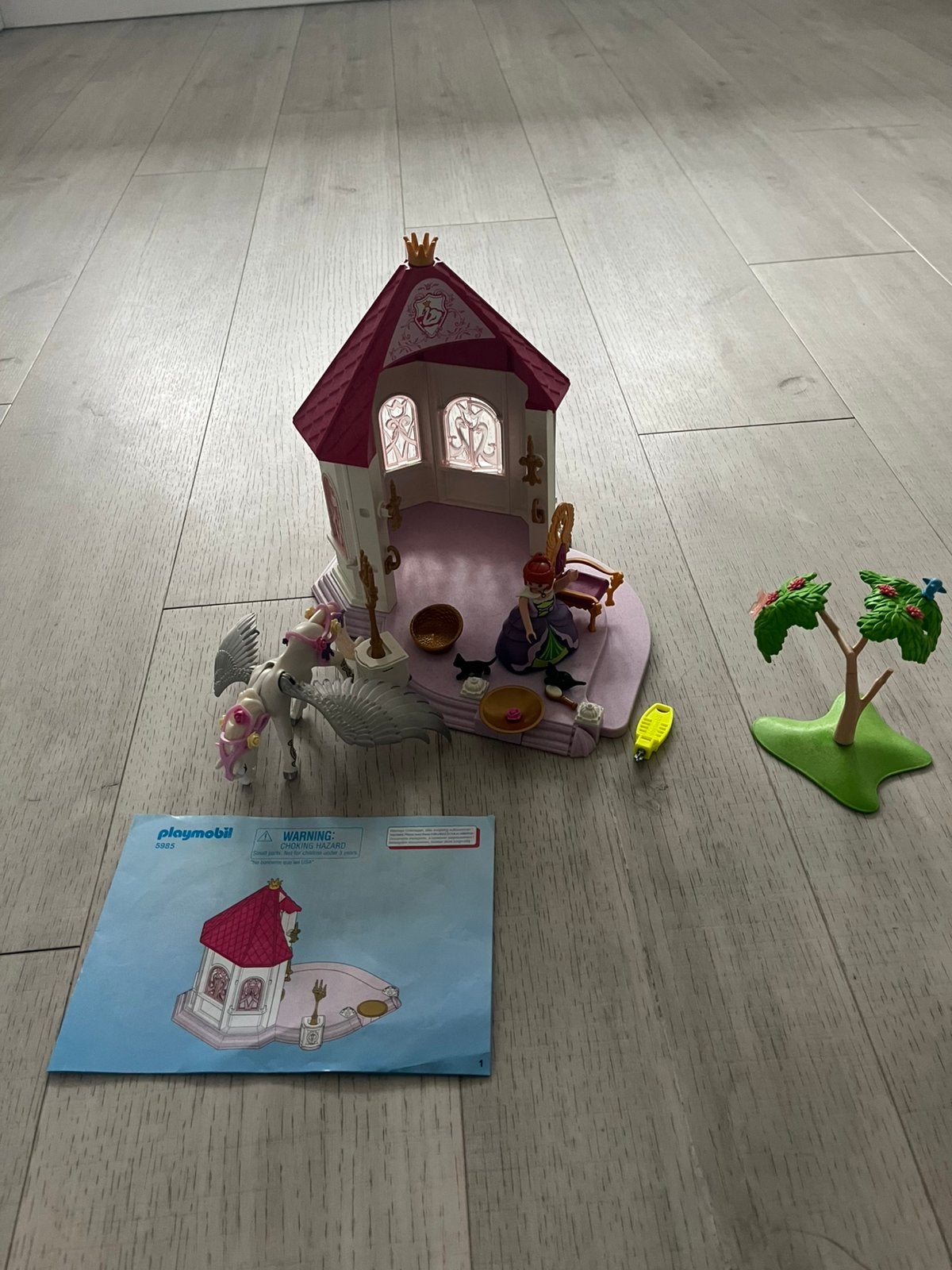Playmobil 5985 prinsessen kamer met pegasus, Ophalen of Verzenden, Zo goed als nieuw