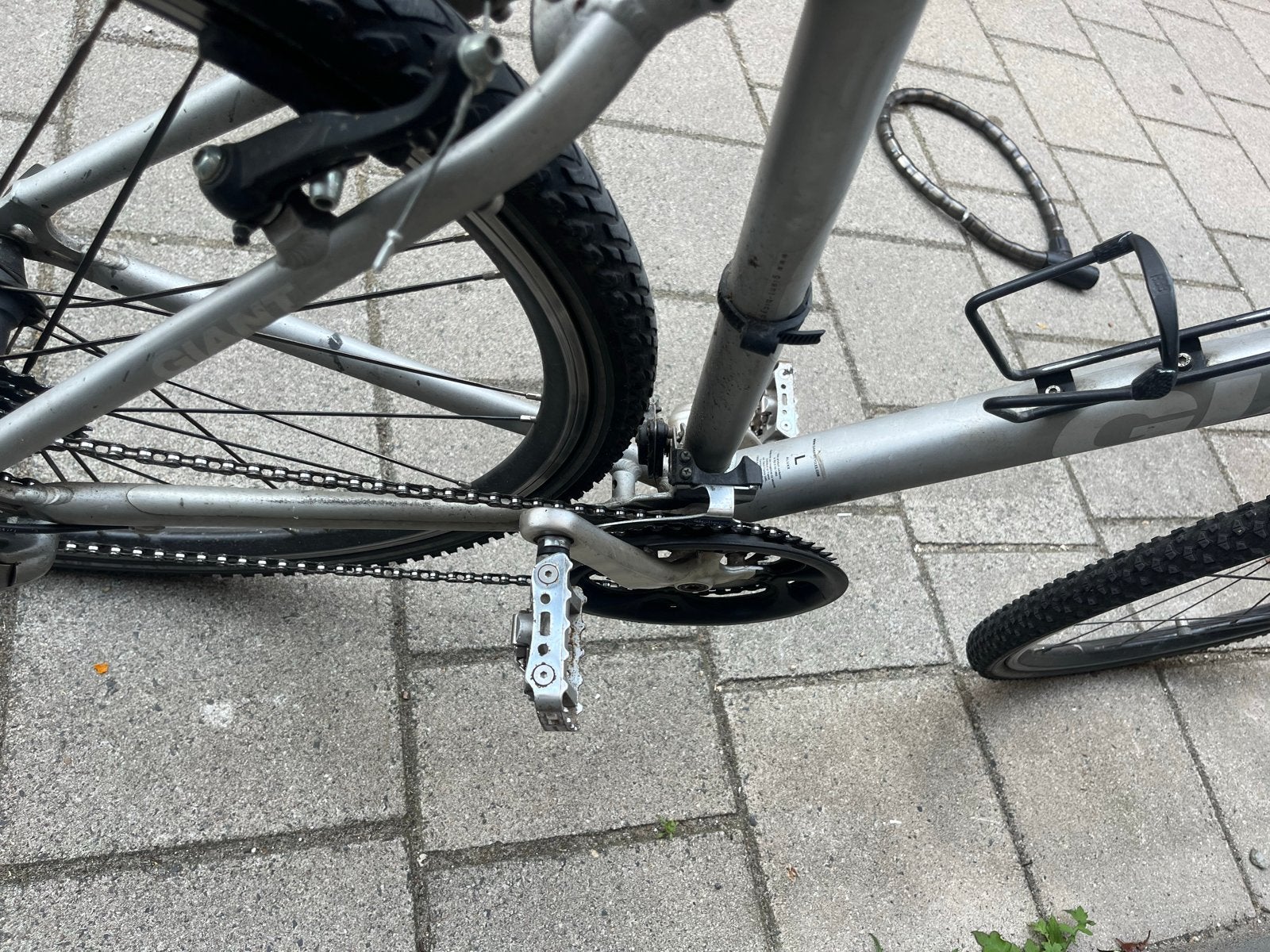 Giant Fiets met Verende Voorvork en Schwalbe Banden, Fietsen en Brommers, Fietsen | Mountainbikes en ATB, Gebruikt, Hardtail, 53 tot 57 cm