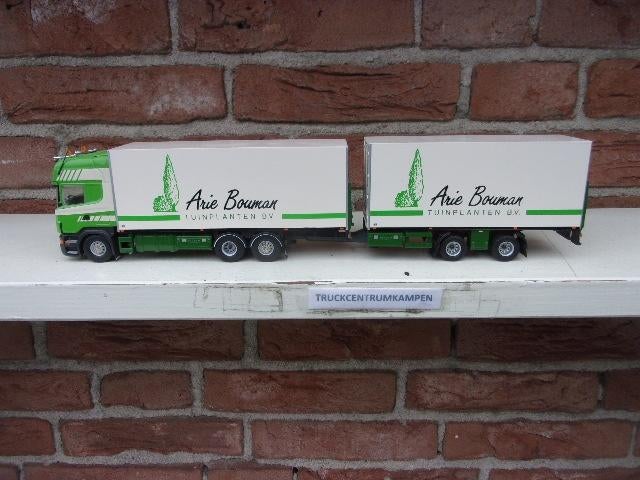 Tekno  Scania  R 420  Topline  van  Arie  Bouman., Ophalen of Verzenden, Zo goed als nieuw, Bus of Vrachtwagen, Tekno
