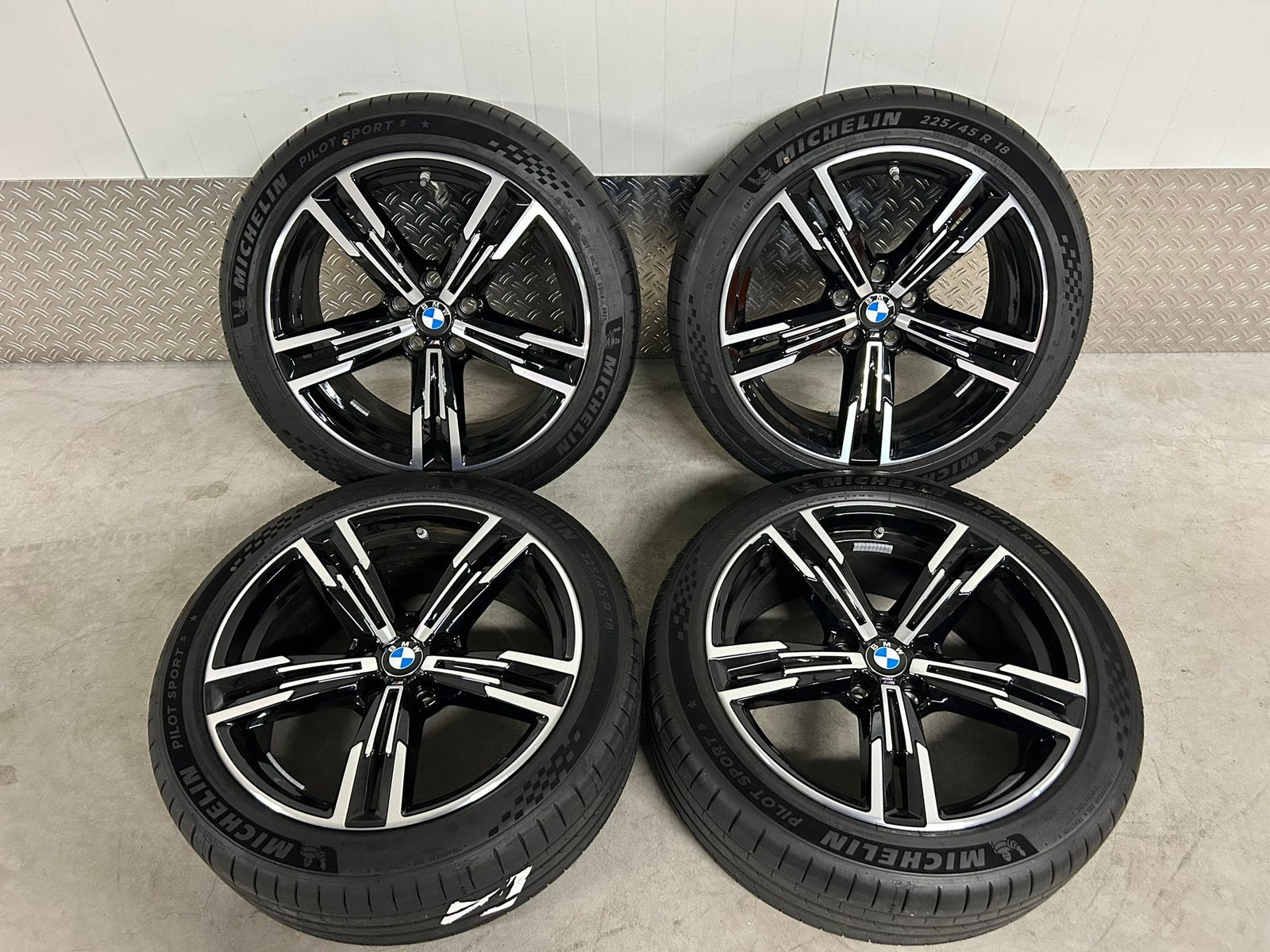 Originele BMW G20 G21 G26 G42 18 inch 848M Michelin PS5 ZGAN, Ophalen, 18 inch, Gebruikt, Banden en Velgen