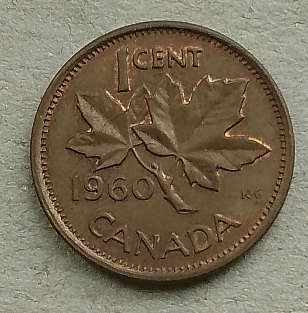Canada, 1 cent 1960, Ophalen of Verzenden, Noord-Amerika, Losse munt
