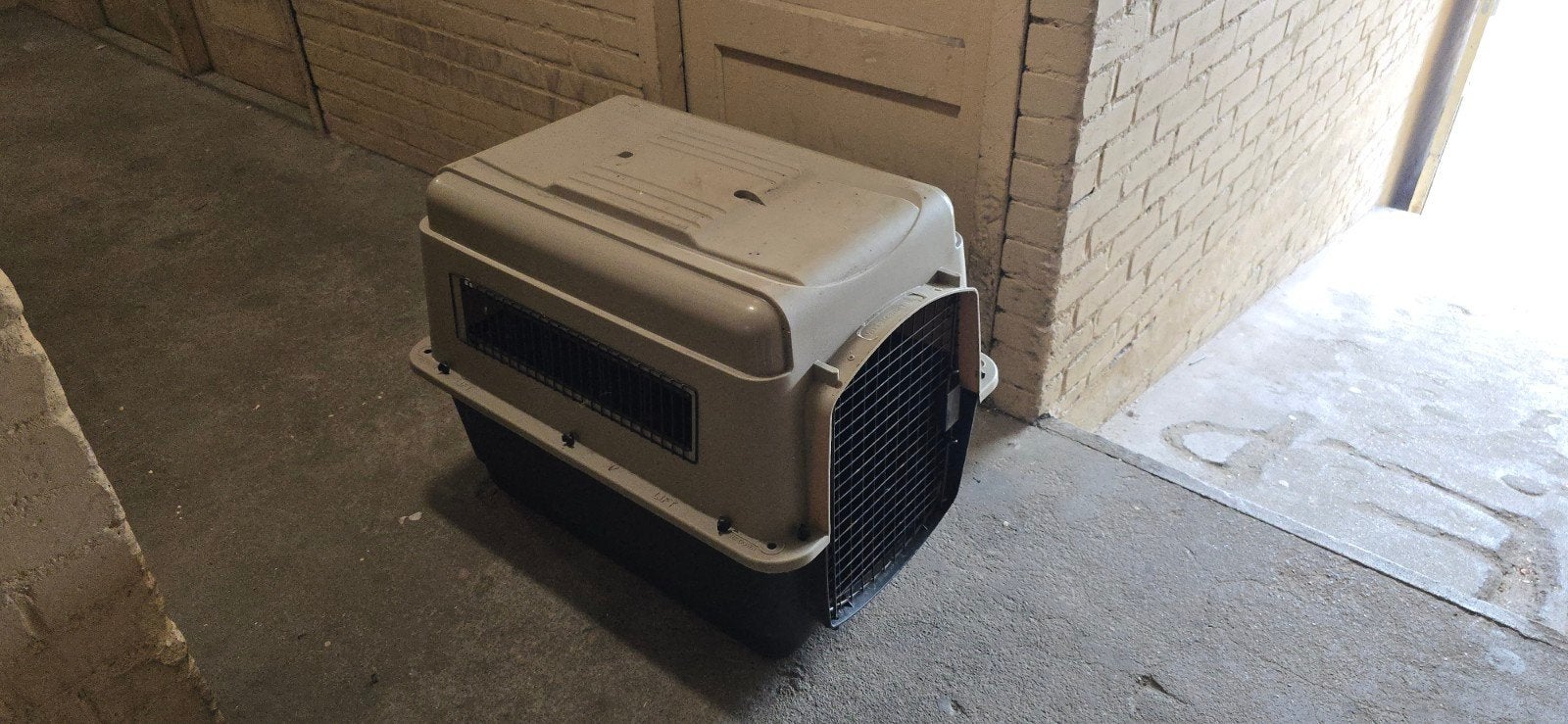 Dog crate Transportbox, Ophalen