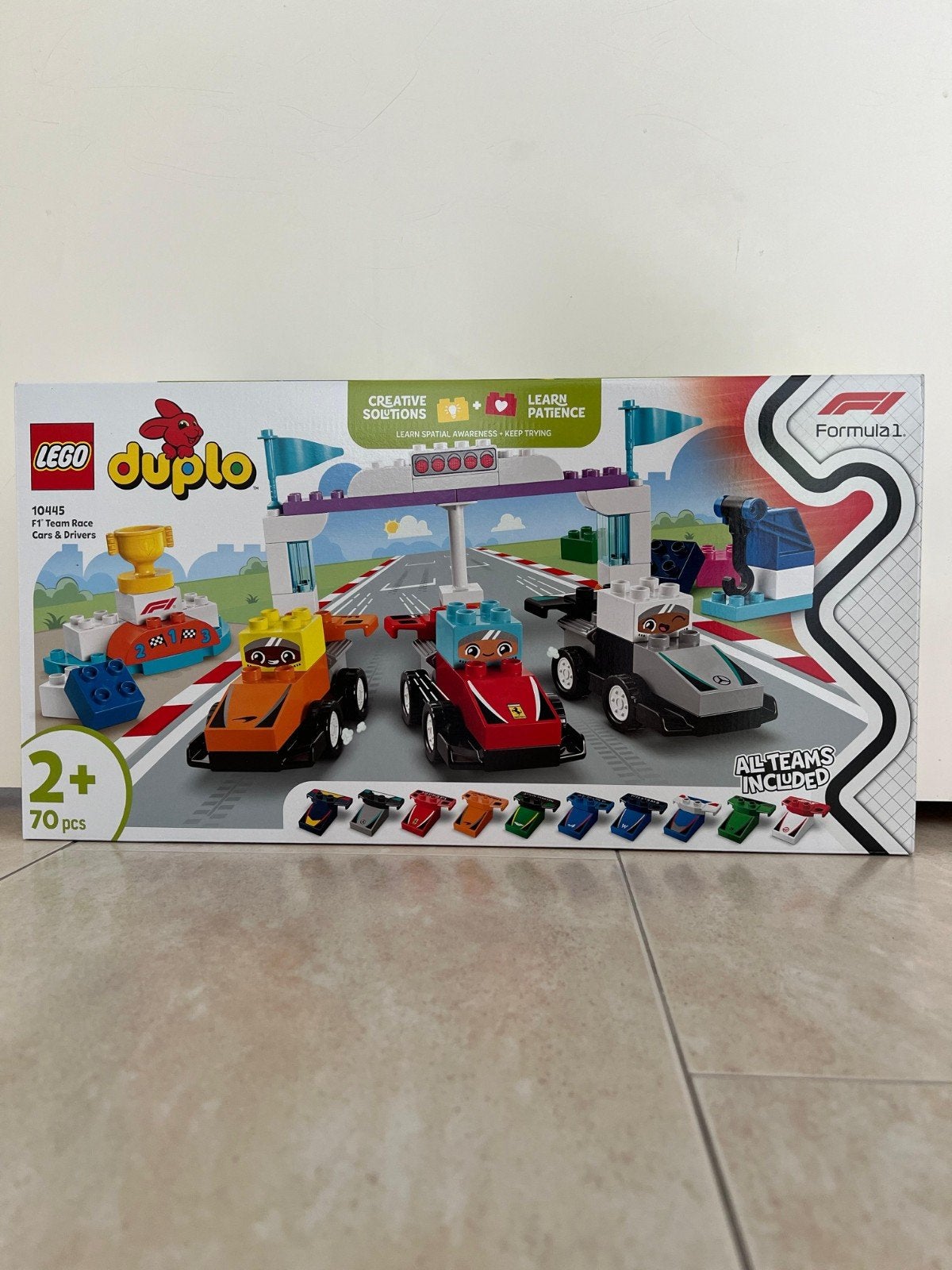 LEGO Duplo 10445 Formule 1 Raceauto - Nieuw geseald!, Overige thema's, Nieuw, Ophalen of Verzenden, Duplo