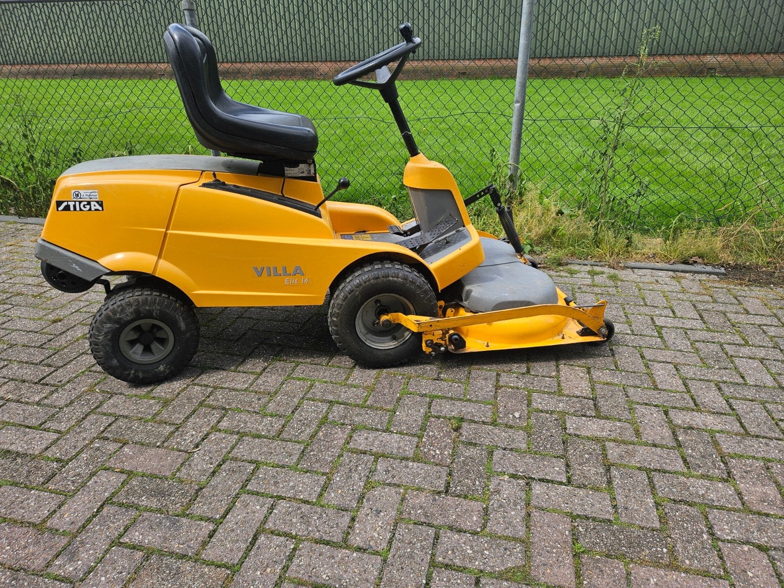 Frontmaaier stiga villa elit 14, Tuin en Terras, Zitmaaiers, Ophalen, Gebruikt