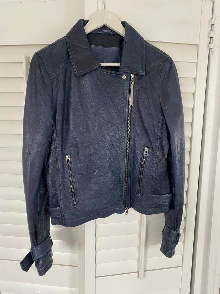 Cigno Nero Nieuw Dames Jasje Leer Maat 40, Kleding | Dames, Ophalen of Verzenden, Nieuw, Maat 38/40 (M), Blauw