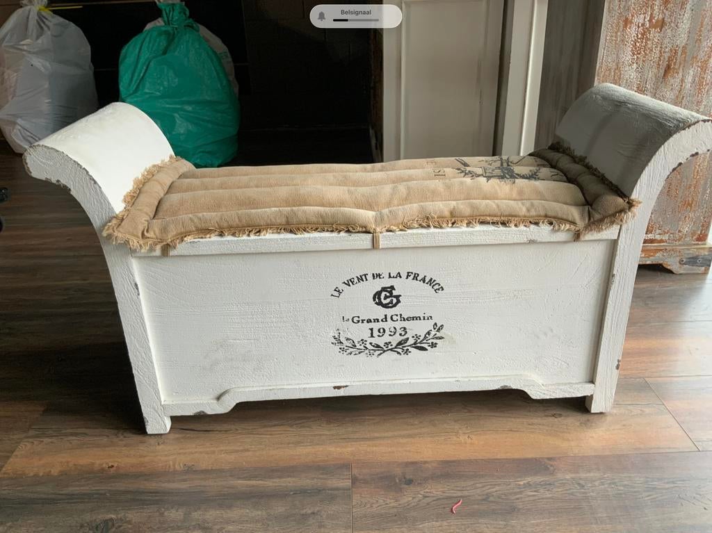 Opberg bankje, Huis en Inrichting, Woonaccessoires | Kisten, Ophalen, 100 tot 150 cm, Nieuw, 50 tot 75 cm