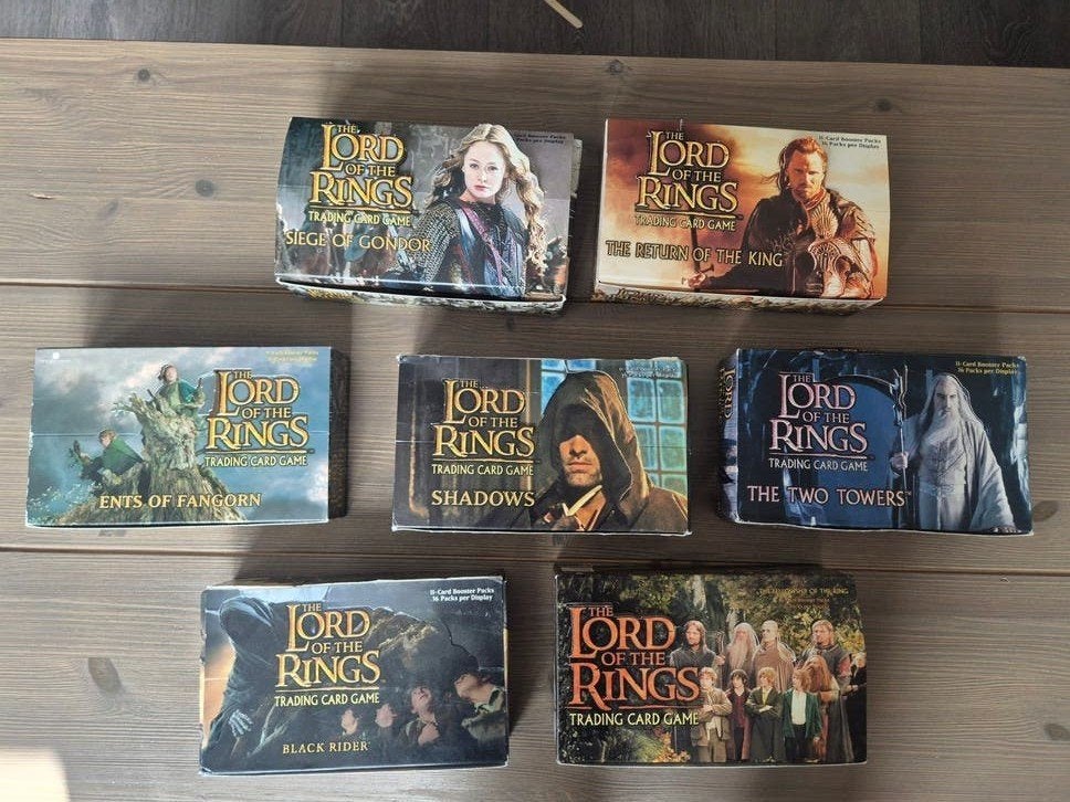 Lord of the Rings TCG vintage lege Boosterboxen, Ophalen of Verzenden, Gebruikt