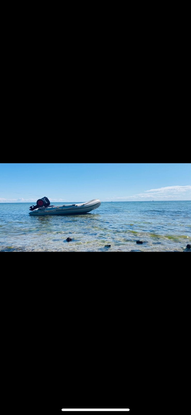 Rubberboot met toebehoren, Watersport en Boten, Ophalen, Zo goed als nieuw, Overige typen, Motorboot