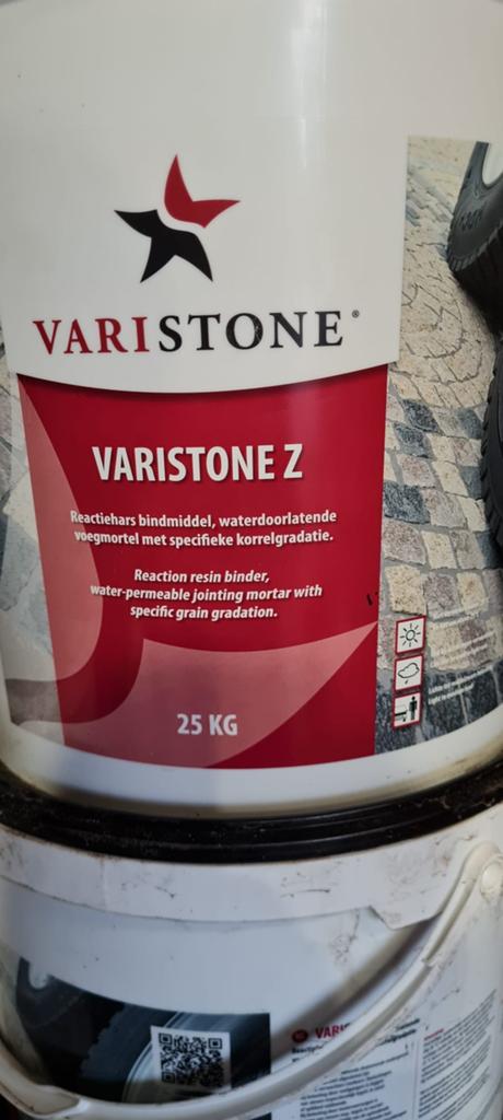 Varistone Z Voegmortel Basalt 25 KG - Waterdoorlatend, Minder dan 4 cm, Overige materialen, Nieuw, Ophalen of Verzenden