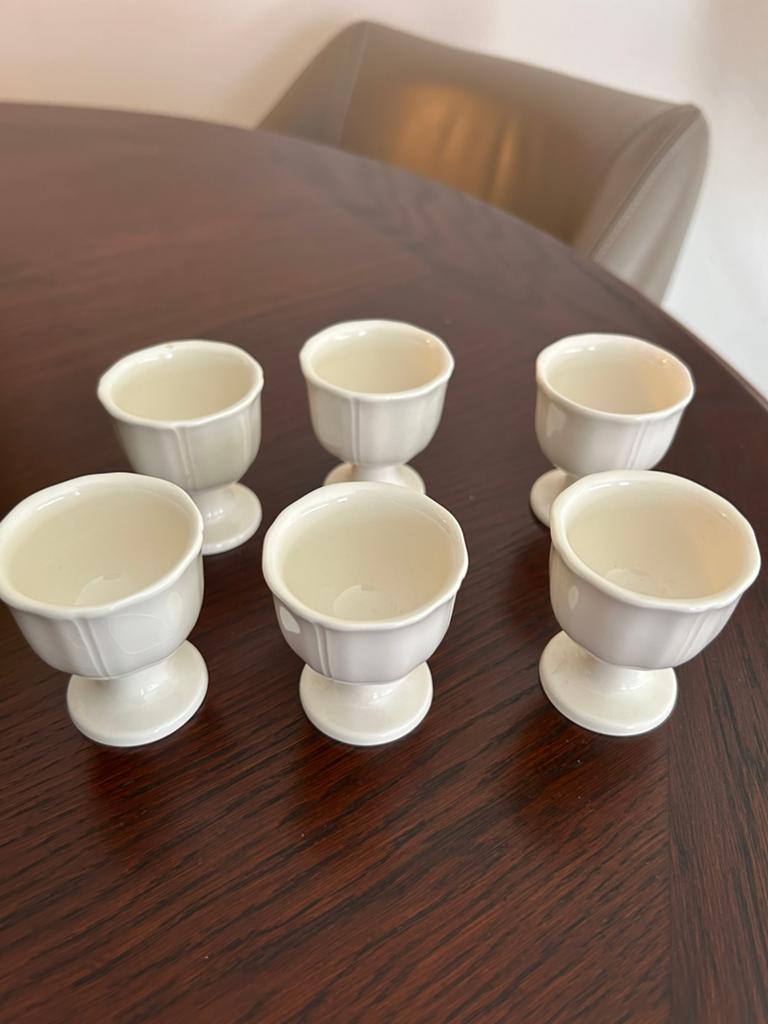 6 eierdopjes Wedgewood, Huis en Inrichting, Keuken | Servies, Ophalen, Zo goed als nieuw, Aardewerk, Overige typen