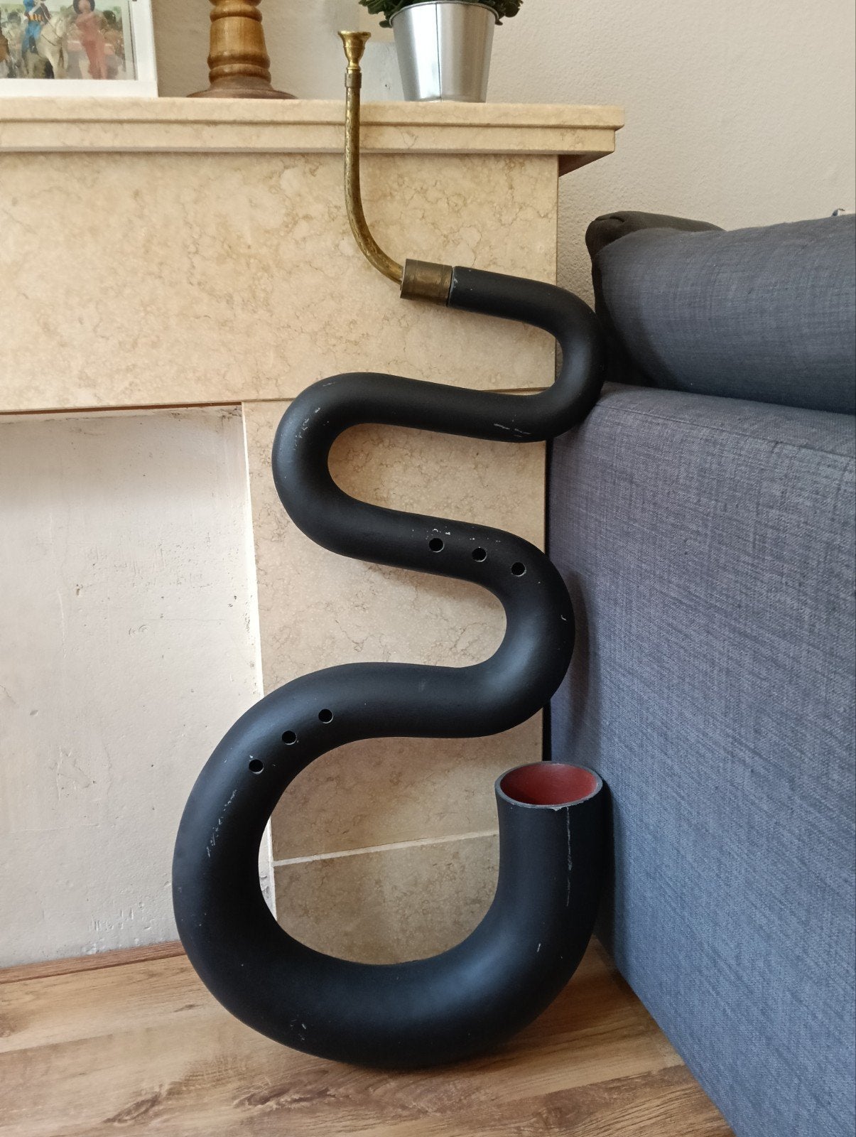 Serpent, Ophalen, Gebruikt, Koperblazer