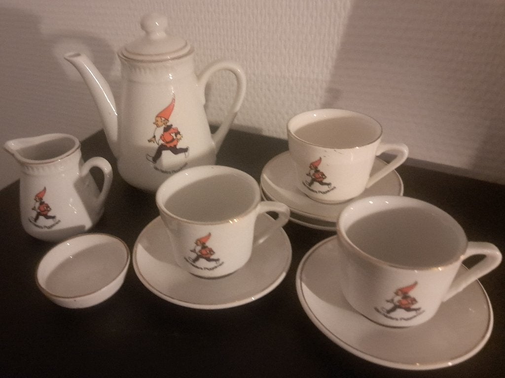 Piggelmee vintage kinderserviesje, Ophalen of Verzenden, Zo goed als nieuw