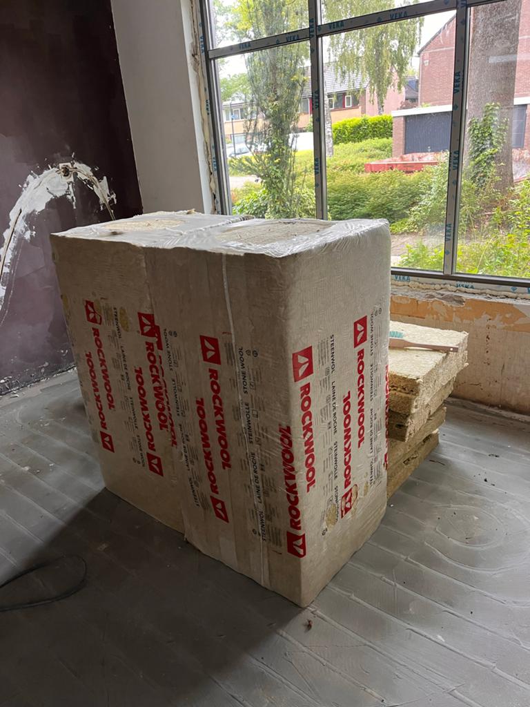 Twee volle pakken Rockwool Rocksono Base isolatie, Ophalen, 4 tot 8 cm, 10 tot 15 m², Nieuw