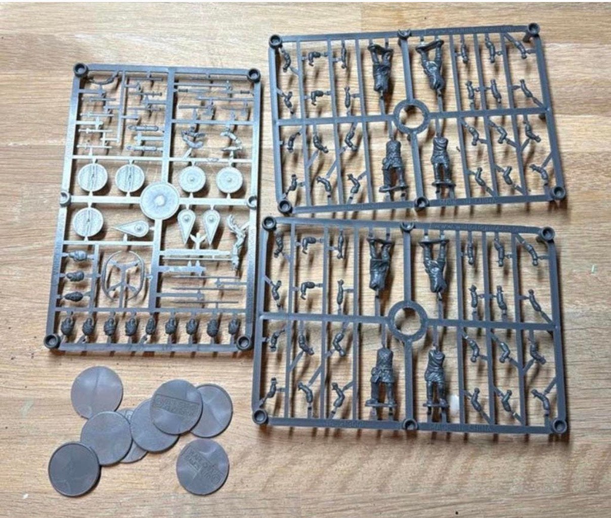 Warlord games - Saxon Fyrd Warriors Frames #3, Ophalen of Verzenden, Zo goed als nieuw, Overige soorten