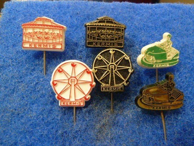 Speldjes 6 x Kermis, Verzamelen, Ophalen of Verzenden, Zo goed als nieuw, Overige onderwerpen