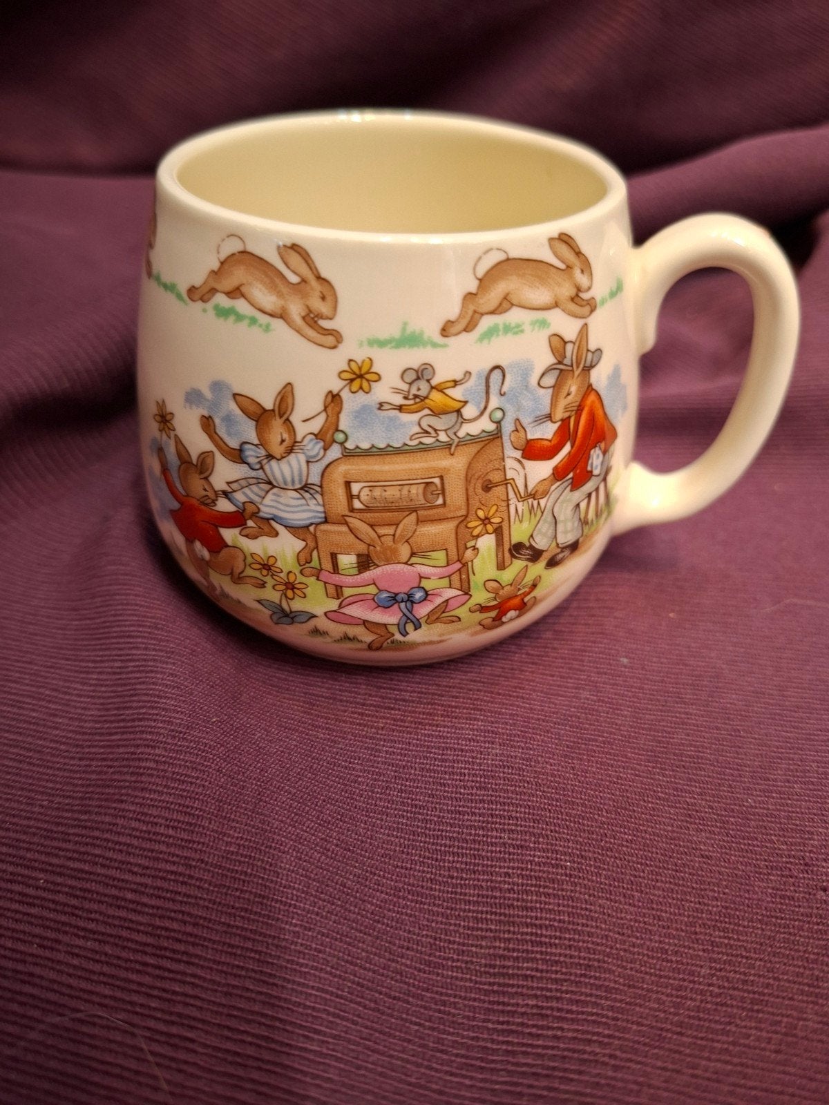 Vintage Royal Doulton Bunnykins porseleinen mok, Ophalen of Verzenden