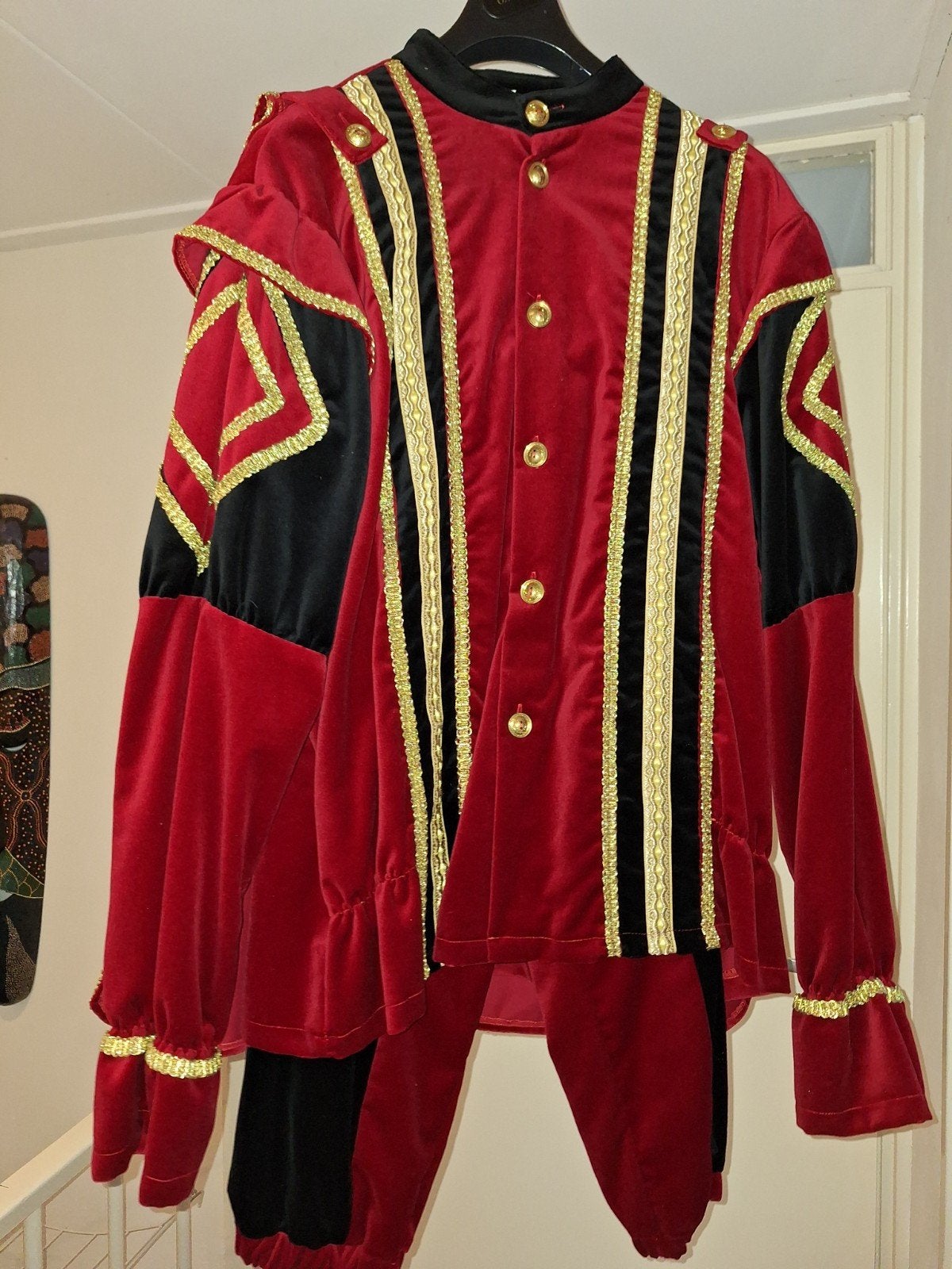 pietenpak ( 58 ), Kleding | Heren, Carnaval, Onbekend, Maat 56/58 (XL), Ophalen of Verzenden