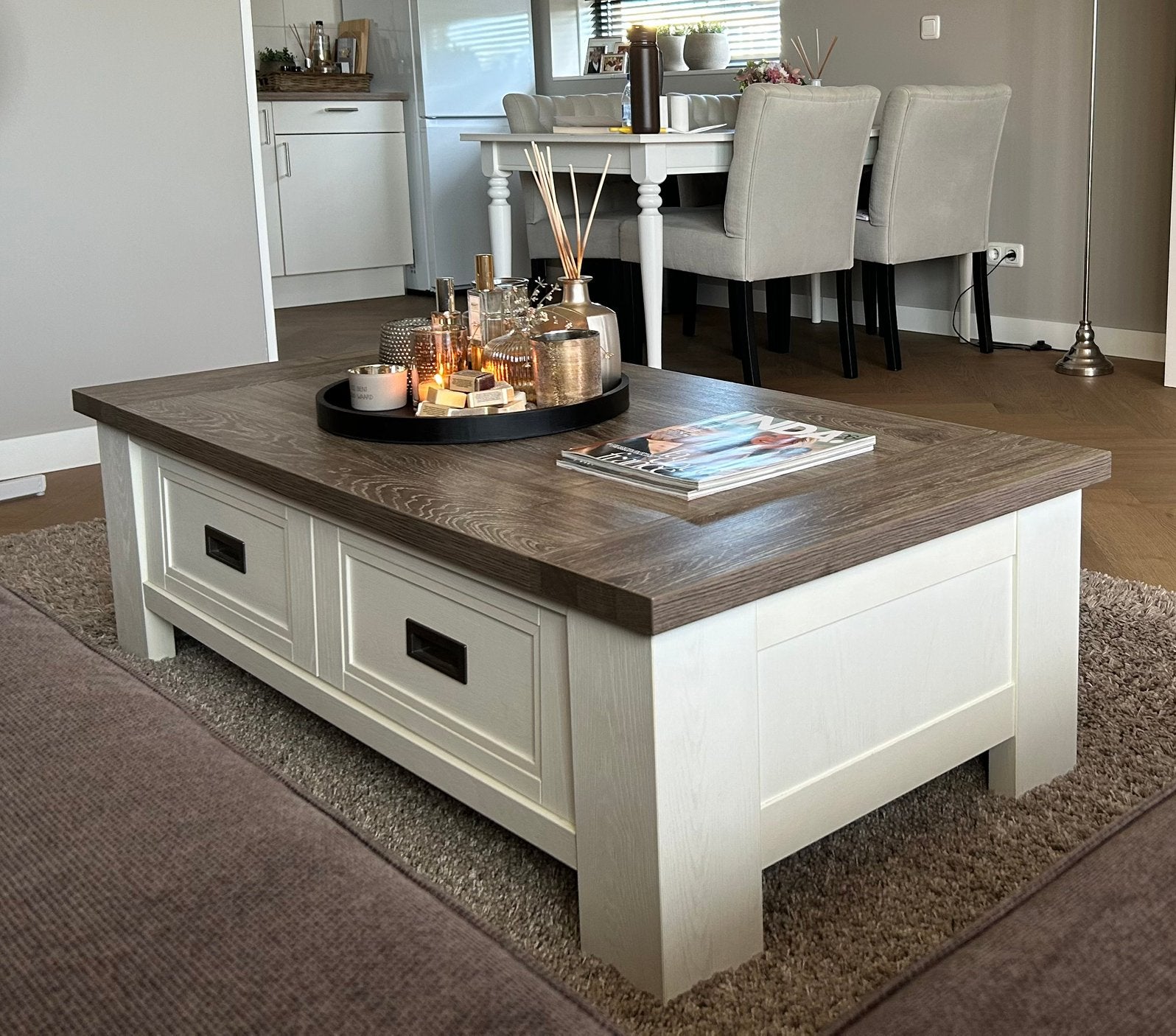 Salontafel Landelijk, Huis en Inrichting, Tafels | Salontafels, Ophalen